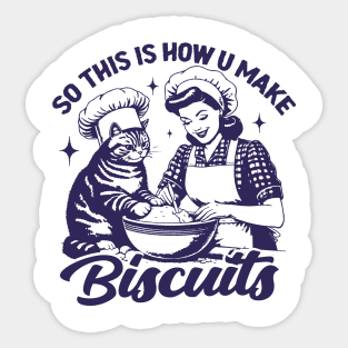 Cat Biscuits Sticker